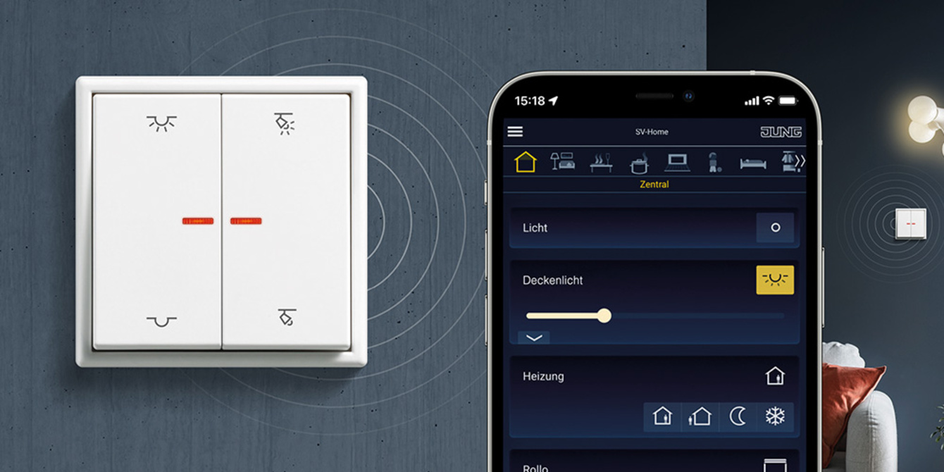 KNX RF Taster bei Elektrotechnik Sendner in Retzbach